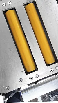 Cedima CTS-1000 LR – pitkät PE-ohjausrullat tukevat raskaita harkkoja