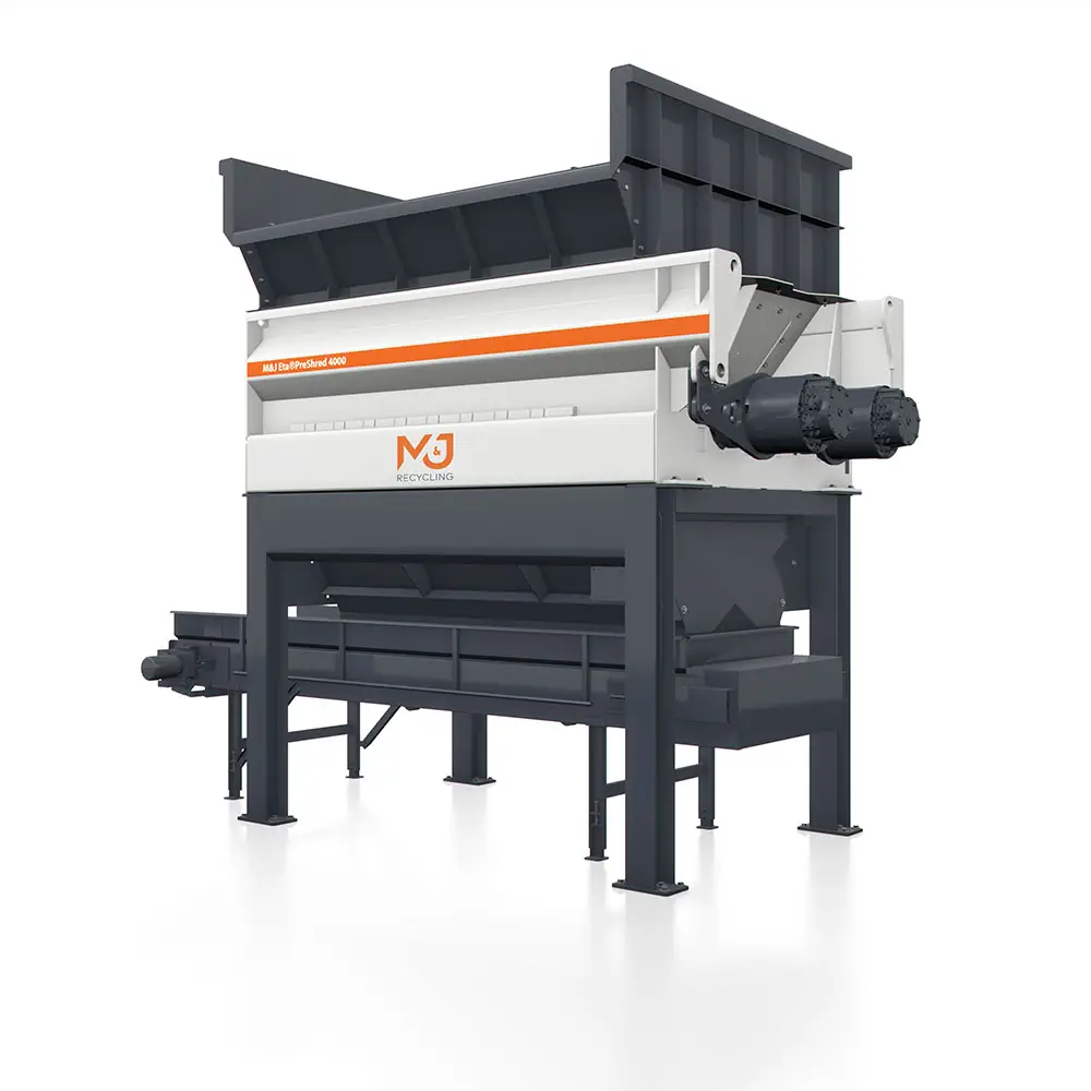 Jätemurskain M&J 4000 stationary