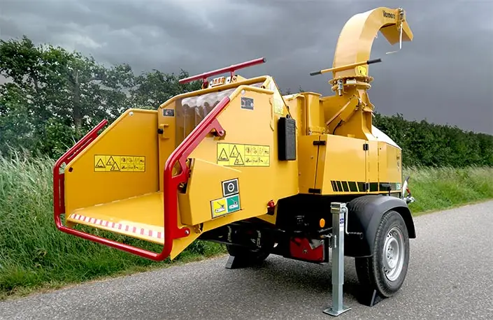 Vermeer BC200 oksasilppuri on suunniteltu kestämään.