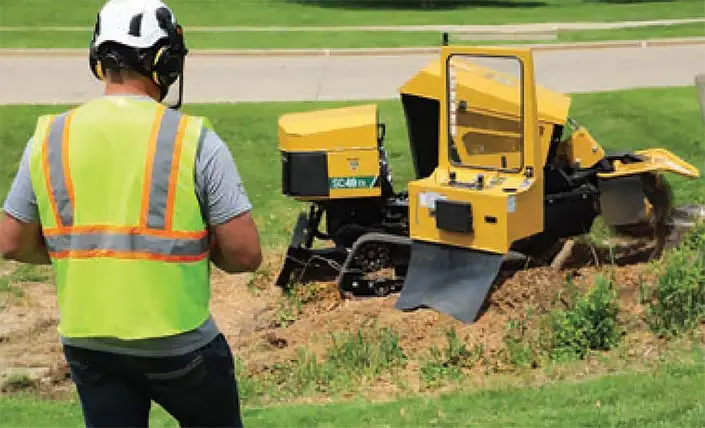 Valinnainen kaukosäädin Vermeer SC48TX kantojyrsimeen.