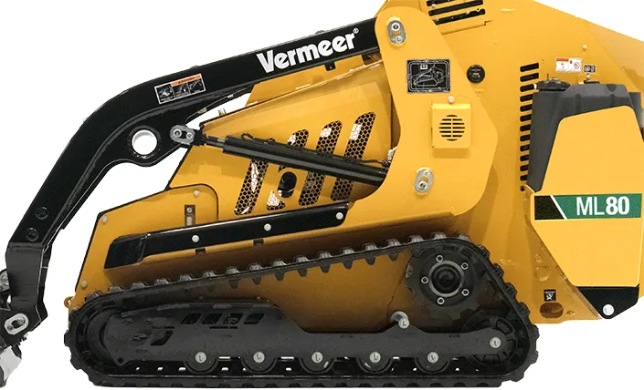 Vermeer ML80 minikuormaajan huollettavuus.