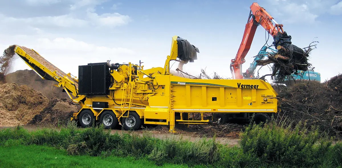 Murskain ja hakkuri Vermeer HG6000.